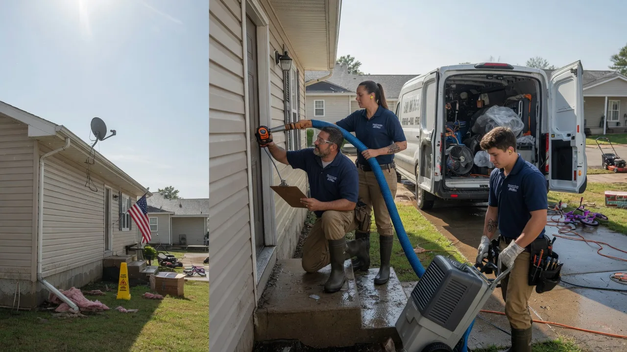 Ceiling Water Damage Restoration in Louisville, MS near me